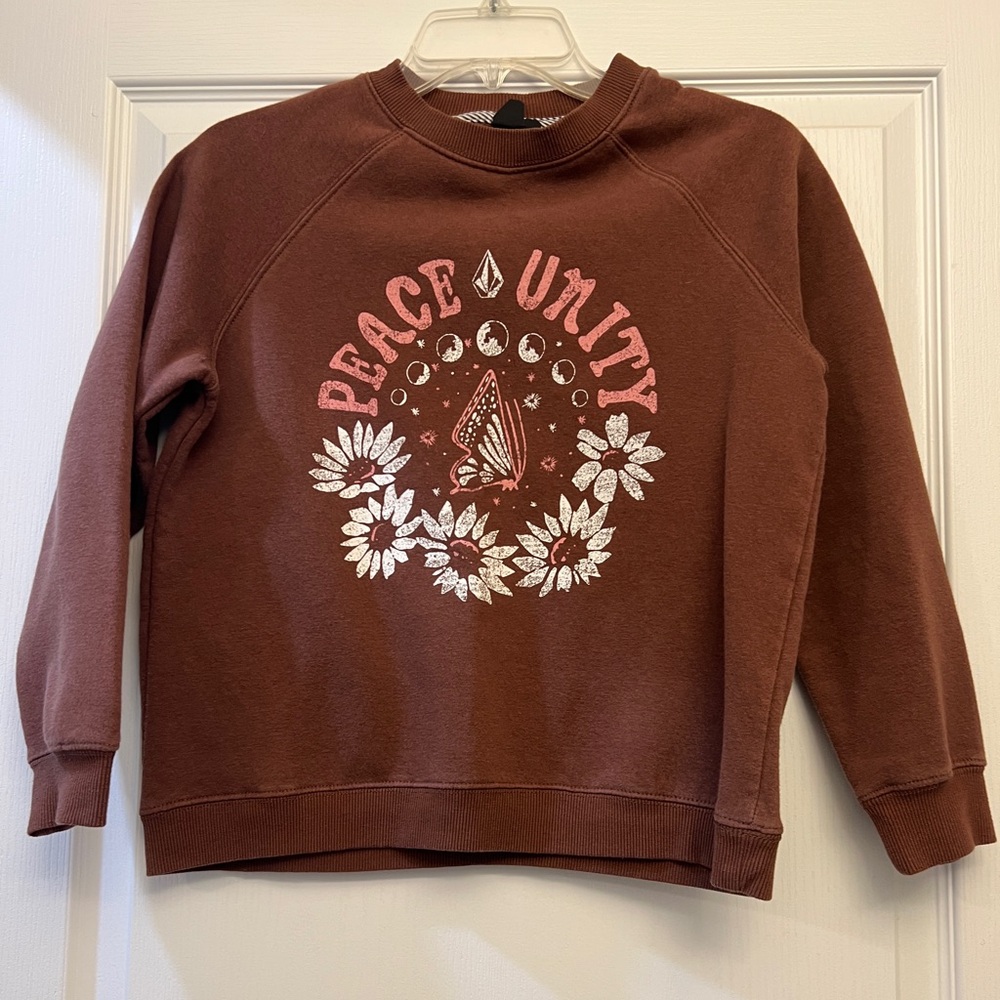 Volcom girls crew neck sweatshirt